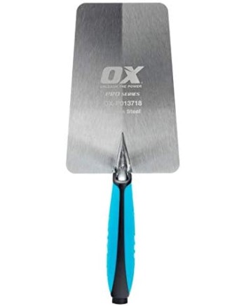 OX Pro Bucket Trowel - Stainless Steel 7"/180mm