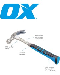 OX Pro Claw Hammer - 16oz