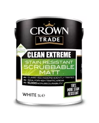 Clean Extreme Stain Resistant Scrubbable Matt White 5ltr