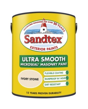 Sandtex Ultra Smooth Ivory Stone 5ltr