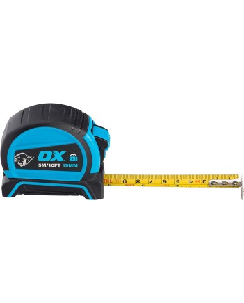 OX Pro Dual Auto Lock Tape Measure - 5mtrs