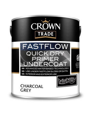 Fastflow Quick Dry Primer Undercoat Charcoal Grey 1ltr