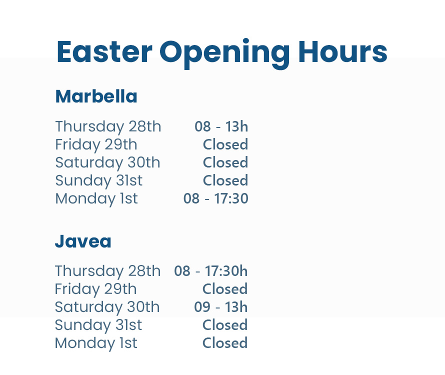 Important Notice: Easter Opening Hours
